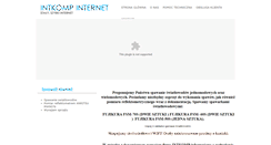 Desktop Screenshot of intkomp.pl